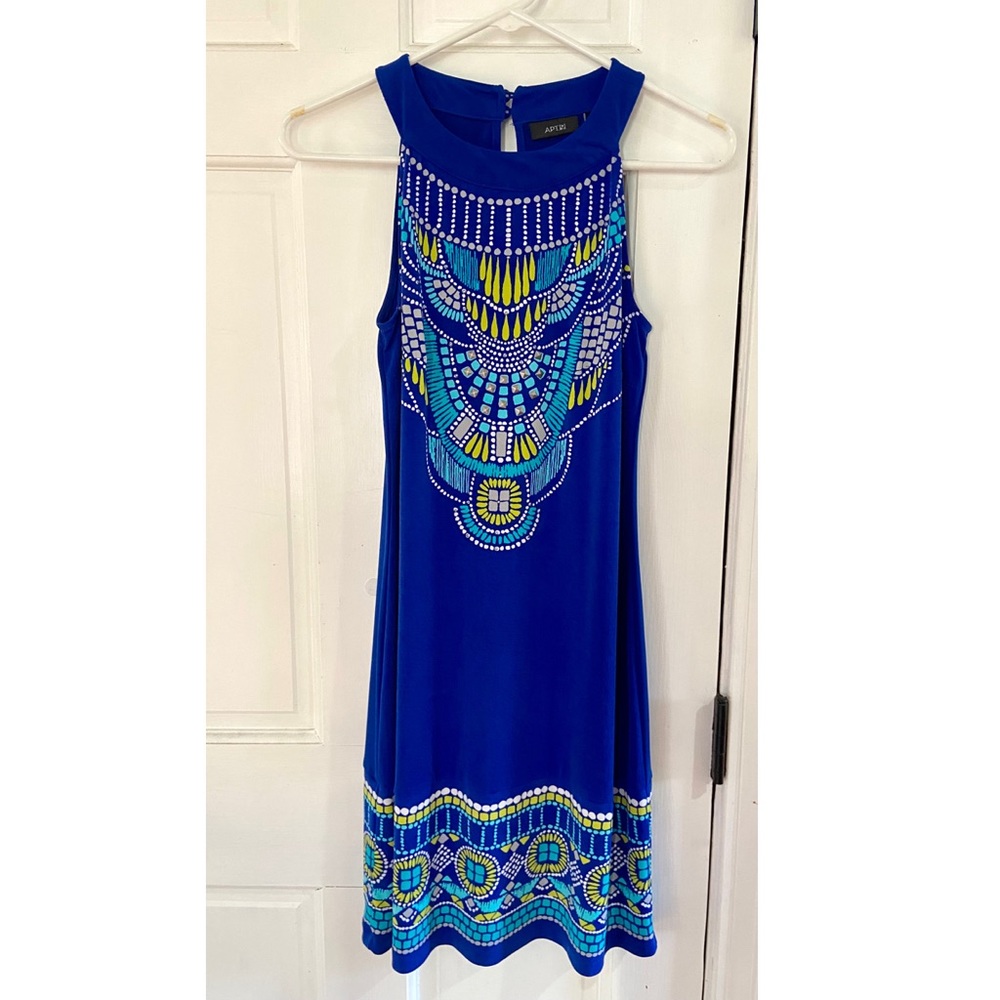 High Neck Midi Dress